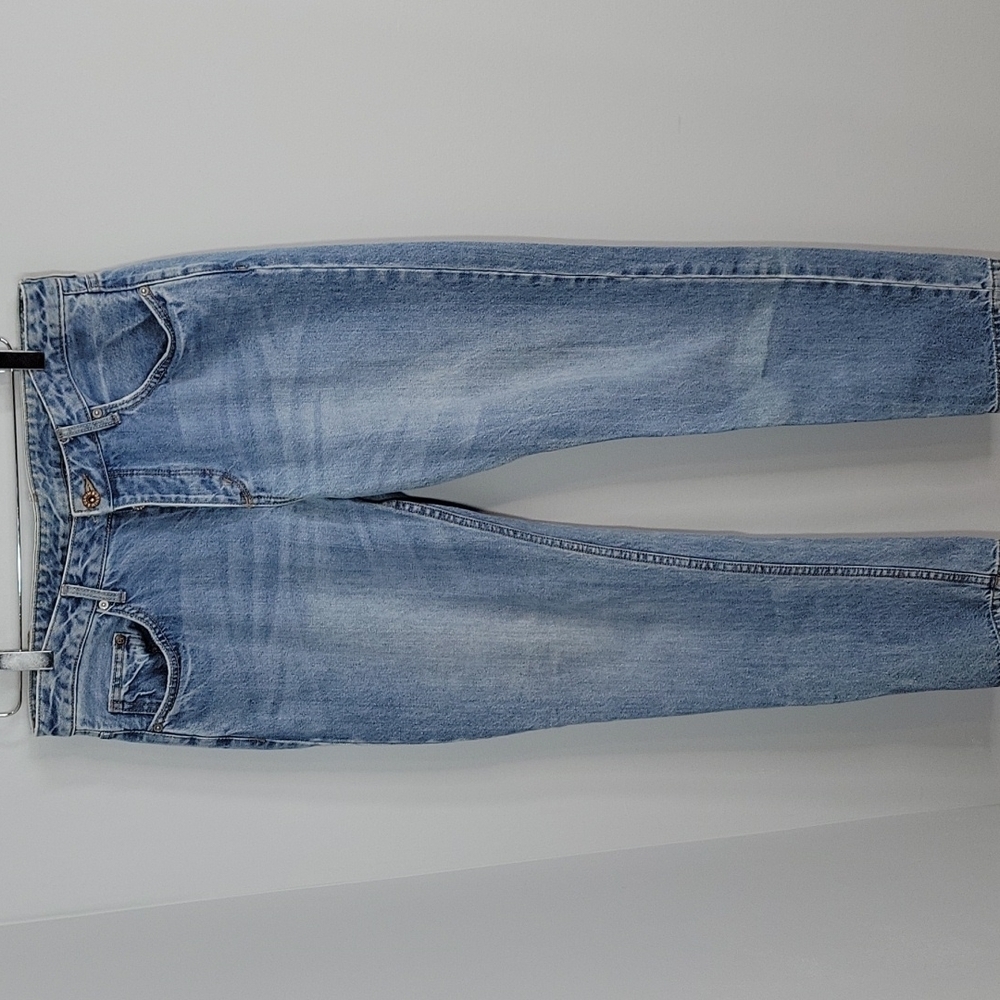 H&M cotton Boyfriend Low Waist Button Fly Tapered Leg Jeans 29/32